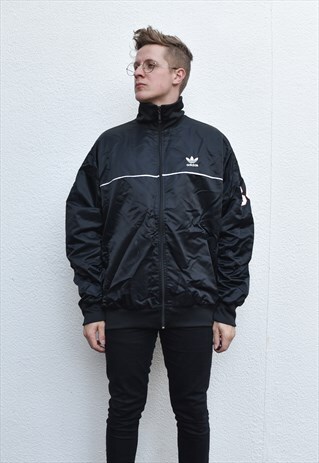 ADIDAS SATIN BASEBALL JACKET