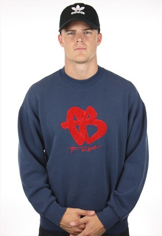 VINTAGE FUBU BIG LOGO SWEATSHIRT JUMPER