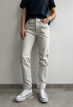 Vintage Levi's Cream Denim Pants Jeans
