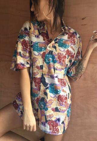 OVERSIZED RETRO 90S 80S VINTAGE UNISEX FESTIVAL SHIRT