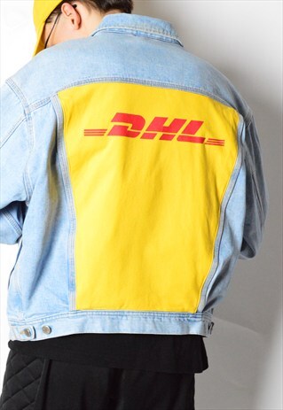 REWORKED KALEIDOO VINTAGE 90S DENIM JACKET X DHL