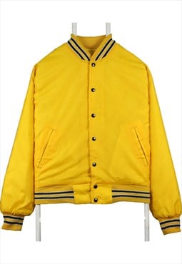 Vintage 90's American Fit Varsity Jacket Nylon Bomber Back