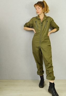 British Aircrew Overalls / Jumpsuit Boilersuit Army Green