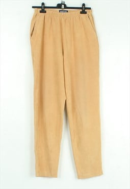 Lands End Corduroy Cord Pants Velvet Trousers Elastic Waist