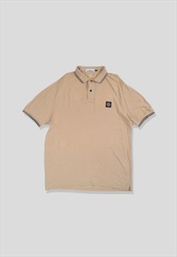 Vintage Stone Island Polo Shirt in Beige