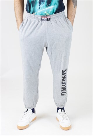 VINTAGE 90S SPALDING GREY TRACKSUIT BOTTOMS