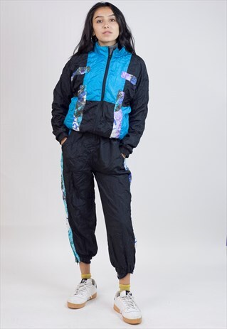 VINTAGE 90S PATTERNED SHELL TRACKSUIT