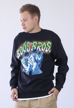 VINTAGE MENS BOOS BROTH BIG LOGO SWEATSHIRT