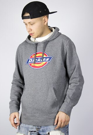 VINTAGE MENS DICKIES BIG LOGO HOODIE SWEAT