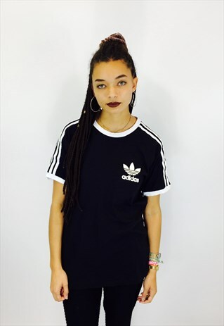 ADIDAS ORIGINALS TREFOIL BLACK T SHIRT