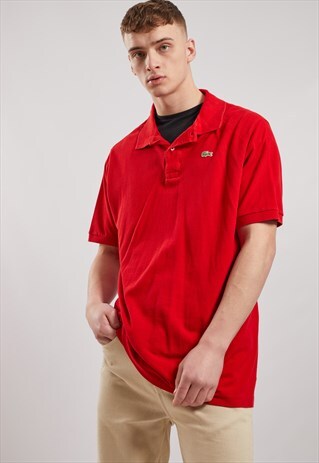 VINTAGE LACOSTE SHORT SLEEVE POLO TOP
