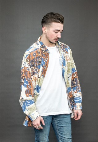 VINTAGE RETRO LONG SLEEVE SHIRT