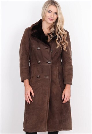 VINTAGE SHERPA SHEARLING COAT /CVFJ16