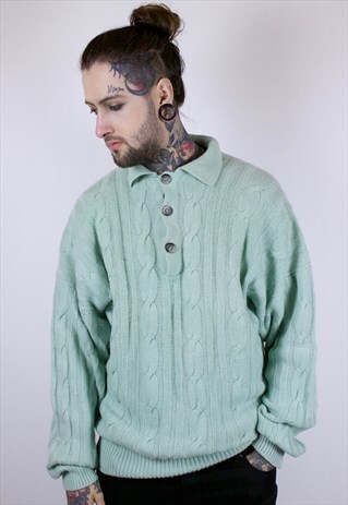 VINTAGE PIERO DE MONZI CASHMERE JUMPER