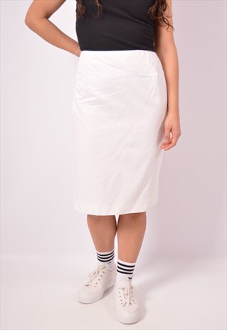 VINTAGE BURBERRY SKIRT WHITE