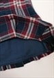 Y2K MINI SKIRT PLEATS PLAID TARTAN CHECK PATTERN PREPPY 