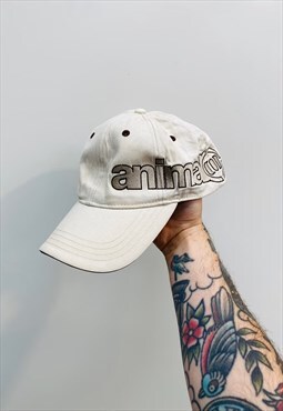 Vintage 90s ANIMAL Embroidered Hat Cap