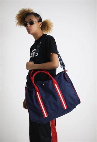 RARE VINTAGE TOMMY HILFIGER WEEKEND DUFFLE BAG