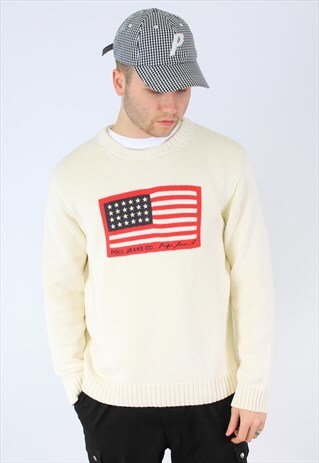 RALPH LAUREN POLO JEANS FLAG KNITTED JUMPER