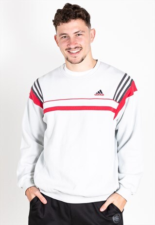 VINTAGE 80S ADIDAS CREWNECK SWEATSHIRT / S2167