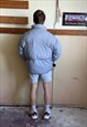VINTAGE Y2K BAGGY WARM WINTER BOMBER FLUFFY JACKET IN GREY
