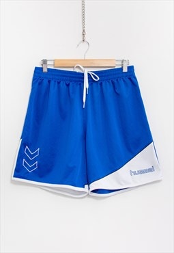 Hummel shorts vintage athletic gym in blue size M