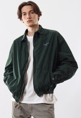 VINTAGE MENS POLO SPORT WINDBREAKER HARRINGTON JACKET