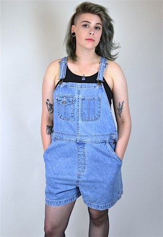VINTAGE 90'S DUNGAREE SHORTS