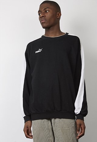 VINTAGE 90'S PUMA MONOCHROME SWEATSHIRT