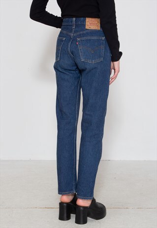 VINTAGE BLUE LEVI'S 501 FIT DENIM JEANS