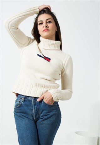 VINTAGE TOMMY HILFIGER KNIT JUMPER / S277
