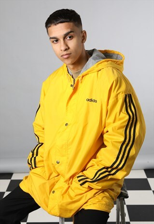 ADIDAS YELLOW RAIN COAT