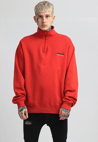 VINTAGE NAUTICA 1/4 ZIP SWEATSHIRT
