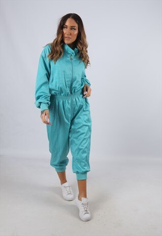 RARE VINTAGE FULL TRACKSUIT WEST GERMANY UK 14 L (CL2T)