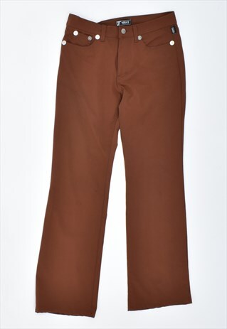 VINTAGE 90'S VERSACE TROUSERS BROWN