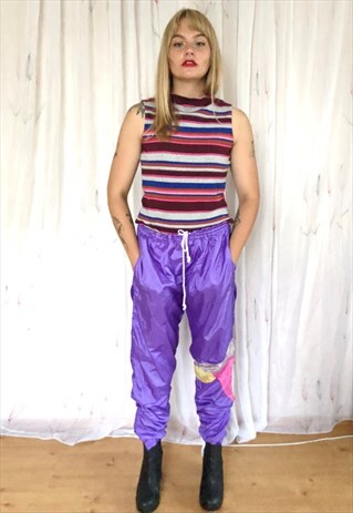 STRIPE KNITTED VINTAGE SLEEVELESS TOP
