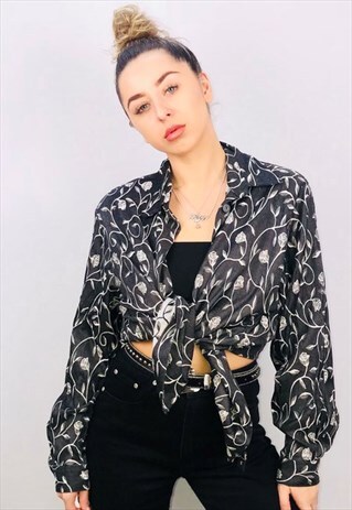 VINTAGE OVERSIZED PATTERN SHIRT