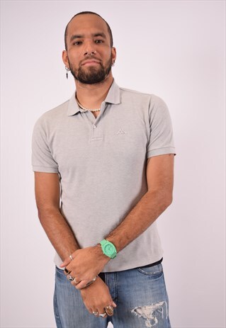 VINTAGE KAPPA POLO SHIRT GREY