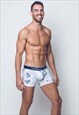 PRINTED BOXER BRIEFS - FERN PATTERN - LOW RISE BOXERS