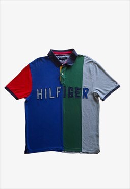 Vintage 90s Tommy Hilfiger Colour Block Polo