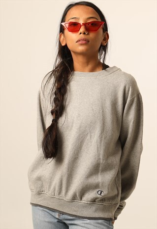 VINTAGE CHAMPION EMBROIDERED LOGO SWEATSHIRT