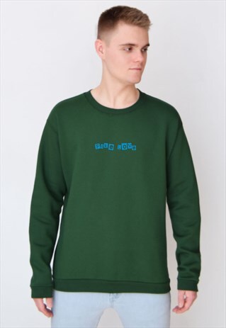 GREEN FAKE LOVE (BLUE) SWEATSHIRT