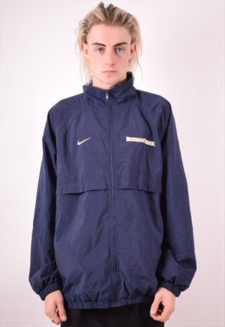 NIKE MENS VINTAGE JACKET XL BLUE 90S
