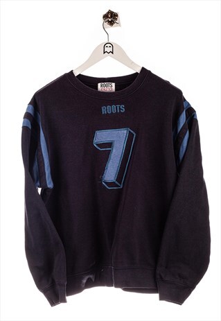 VINTAGE ROOTS 90S SWEATSHIRT NO. 7 STICK BLACK / NAVY