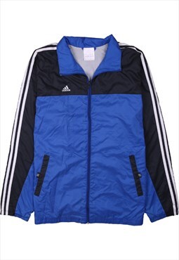 Vintage 90's Adidas Windbreaker Sportswear Full Zip Up Blue