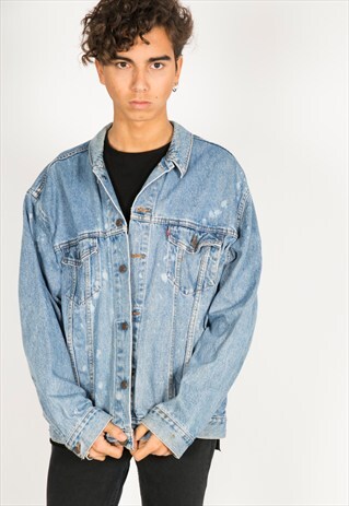 VINTAGE 80S LEVI'S DENIM JACKET / R1138