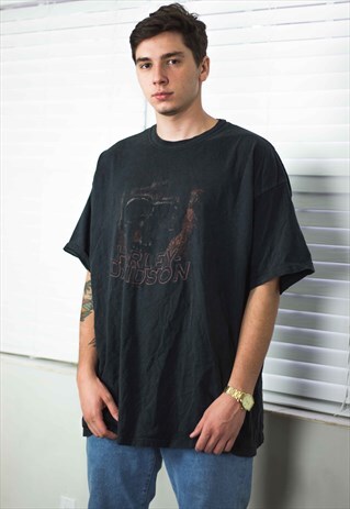 VINTAGE HARLEY DAVIDSON T-SHIRT LOGO 90S XXXL 12.4