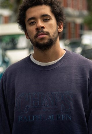CHAPS RALPH LAUREN SWEATSHIRT IN NAVY