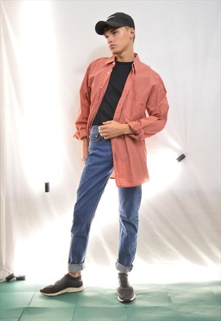 VINTAGE FESTIVAL RED CHECKERED SHIRT