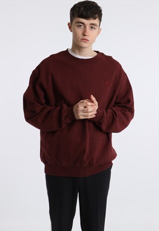90S CHAMPION EMBROIDERED LOGO SWEATSHIRT